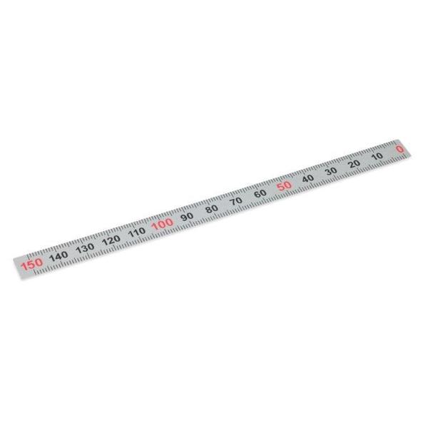 J.W. Winco GN711-KUS-12-W-R Adhesive Ruler GN711